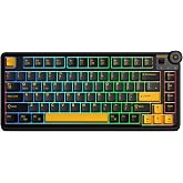 Aula AU75 3 Modes RGB Hot Swap Mechanical TKL Seiya Switch Wireless Macro Keyboard Black