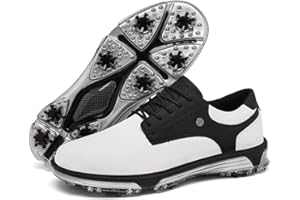 PURFITALL Waterproof Golf Shoes for Men Professional Footwear Anti Slip Lightweight Outdoor Comfortable Training Spikes Sneakers