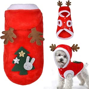 Maglione per cani di Natale / Vestiti natalizi per cani Inverno Cappotto  per gatti per cani Costume per cani di piccola taglia Chihuahua Yorkshire  Terrier Vestiti per animali domestici XS-XL (M) : Amazon.it: Prodotti per  animali domestici