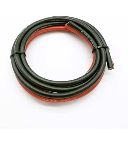 16AWG 1,3mm² Hoogflexibel Siliconen Elektrakabel 5m (2,5m Zwart & 2,5m Rood) Voor Draadmodellen Lampeninstallatie Keukenapparatuur Elektrische Schakelingen 16AWG 1,3mm² Hoogflexibel Siliconen Elektrakabel 5m (2,5m Zwart & 2,5m Rood) Voor Draadmodellen Lampeninstallatie Keukenapparatuur Elektrische Schakelingen