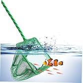 Jouis Akvaryum Balık Kep&ccedil;esi &ndash; Yeşil Dayanıklı Naylon File & Plastik Saplı El Kep&ccedil;esi &ndash; Akvaryum Balıkları ve Karidesler İ&ccedil;in