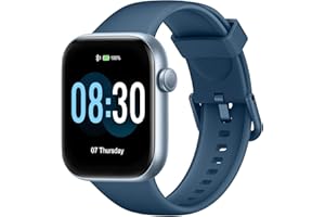 ACCLAFIT Smartwatch Damen Herren, 1,85" HD Touch Fitnessuhr mit Telefonfunktion, 140+Sportmodi Smart Watch Fitness Tracker mit Pulsmesser Schlafmonitor Schrittzähler, IP68 Wasserdicht Sportuhr für iOS Android