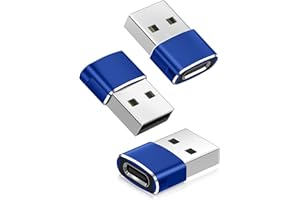 BASESAILOR for Samsung S25 USB to USB C Adapter 3Pack,Type C Female to USBA Male Cable Converter for Apple Watch iWatch Series 7 8,iPhone 17 16,iPad Air 4 5 Mini 7 6,Samsung Galaxy S24 S23 S22 S20