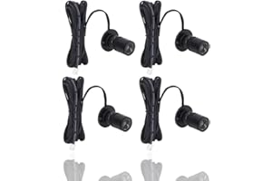 Jwthee 4PCS Small Spotlight Indoor, 5v Dimmable LED Mini Spot Light USB Powered Mini Spotlights for Displays Display Lights for Shelves for Jewelry Cabinets, Entryways, Tables Shelves (Warm Light)