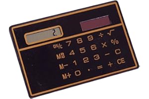 Washranp Mini Calcolatrice Portatile A 8 Cifre Calcolatrice Portatile Ultra Sottile E Durevole Per La Casa Nero