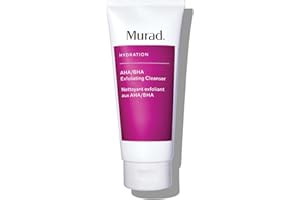 Murad AHA/BHA Exfoliating Cleanser - Hydration Exfoliating and Moisturising Salicylic, Lactic and Glycolic Acid Face Wash - Creamy Skin Smoothing Treatment Backed by Science, 200ml
