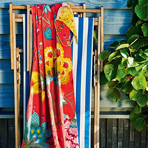 Pip Strandtuch Floral Fantasy Cayenne, 100 x 180 cm, Größe Frottee:Strandtuch 100 x 180 cm