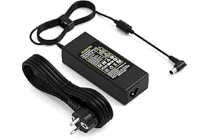 JIPPOFU 19.5V Zasilacz dla Sony Bravia TV KDL-32 KDL-40 KDL-42 KDL-48 KDL-24 90W Ładowarka Kabel Zasilacz W600B W650A W700B KDL32W700B KDL48W600B KDL48W590B Inteligentna ładowarka LCD HDTV