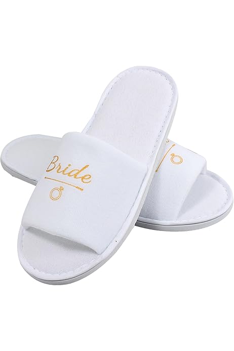 Pantofole Bianche Sposa Ciabatte Sposa Bianche Per Matrimonio