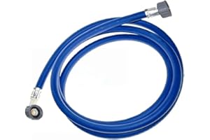 IBBAH Universal 2.5m Cold Water Inlet Pipe for Washing Machines, Washing Machine Pipe and Dishwashers, Extra-Long Washing Machine Hose Compatible with All Models