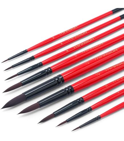Professional Watercolor Paint Brushes Set 10 Round Pointed Tip Artist Paintbrushes With Long Handles For Oil And Acrylic Painting From Homepro15, $6.2