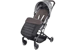 Cosytoes Footmuff, Fairy Baby Waterproof and Windproof,CosyToes Fleece Lined Universal Fitting for Pushchairs Strollers Prams Buggy (Black)