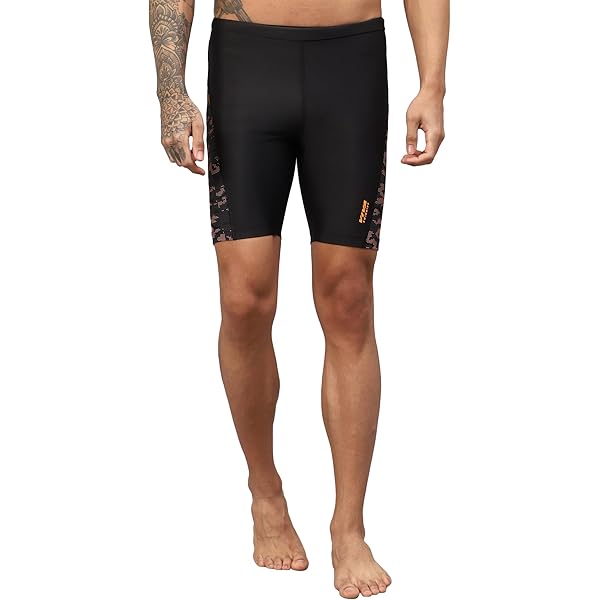 Buy Viva Swimming OMSJ-337 Printed Jammers for Men Stretchable