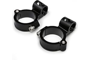 HYEPIVOT 43mm Clip On Handlebar Clamp Mount Kit Handle Bar for M3 Cyclone,CBR600F4 F4i YZF R6 1999-2004,R6S 2006-2009,CBR1100XX Super Blackbird 97-03, NINE T Pure 2014-2019,Ninja ZX11 1990-1997
