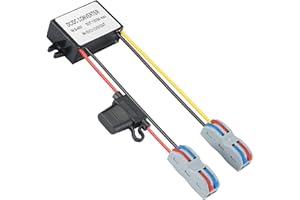 MZHOU 12V/24V to 12V Voltage Regulator Converter, 12V 3A DC-DC Converter, IP67 Waterproof Power Buck Module for Radios, Electric Scooter Lighting Projects, etc.