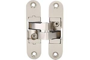 Nikou Cerniera - Accessorio cerniera a scomparsa incrociata regolabile in lega di zinco Accessorio per mobili a basso rumore Resistenza all'usura per porte pieghevoli