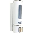 SBD Plastic Soap Dispenser Shower Lotion Gel Conditioner Liquid Shampoo Pump with Lock (Silver)
