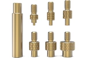 BCZAMD Voro2.4 akcesoria do drukarki 3D, mosiężne zestawy nakrętek M2 2,5 M3 M4 M5 M6 M8 żelazne końcówki gwintowane osadzone końcówki grzewcze narzędzie do drukowania projektów "zrób to sam" nie