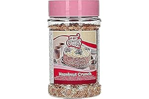 Croquant aux noisettes FunCakes: Nougatine, avec de la vraie noisette, parfait pour la décoration de gâteaux. 200 g.