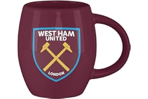 FOCO Taza de té y café con licencia oficial del West Ham United FC