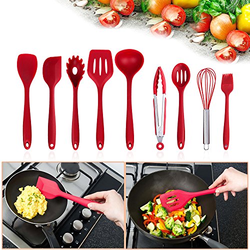 Hakkin 10 Stckset Silikon Kchenhelfer Kchenutensilien Kchenpinsel Schneebesen 2 Spatel Pasta Gabel Zange Schlitzlffel Lffel Spatel Werkzeuge Schlitz Turner Hakkin 10 Stckset Silikon Kchenhelfer Kchenutensilien Kchenpinsel Schneebesen 2 Spatel Pasta Gabel Zange Schlitzlffel Lffel Spatel Werkzeuge Schlitz Turner