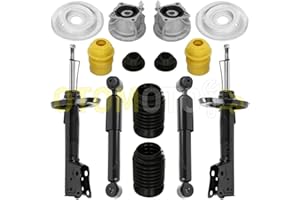 TEILEX GERMANY Kit amortiguadores delanteros y traseros compatible con MERCEDES CLASSE A W168 compuesto por 8 autopartes