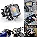 Produktbild Wasserdichte Fahrradhalterung, Universal Fahrrad Handy Lenker, 12,7 cm Fahrrad Motorrad GPS Wasserdichte Tasche mit Halterung Motorrad Lenker Halterung Halter Fall
