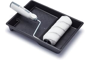 Harris Seriously Good Walls & Ceilings - Juego de rodillos de pelo medio | Incluye bandeja de 7 pulgadas, marco, 1 funda de rodillo de pintura de 7 pulgadas