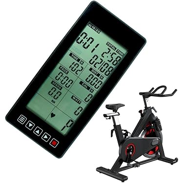 Moniteur LCD Pour Vélo D'appartement, Elliptique, Rameur - Compteur De Vitesse, Distance, Temps, Calories - Installation Facile