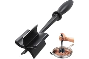 BFGLLY Meat Chopper, Masher Multifunctional Heat Resistant Cookware for Hamburger Minced Meat, Butter, Potato
