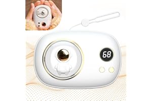 CLIUNT Handwärmer Wiederaufladbar, 5200mAh Taschenwärmer Elektrische Handwärmer Elektrisch, Dreistufige Temperatureinstellung Tragbarer USB Handwärmer Taschenofen für Indoor Outdoor…