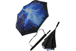 iX-brella Paraguas inverso de apertura automática al revés