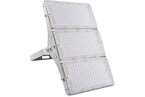 Sararoom Focos LED Exteriores 300W, 30000LM Foco LED 6500K Blanco frio Proyector LED Exterior, IP65 Impermeable Luces de Seguridad, Lámpara de pared para Jardín Garaje Patio Césped Estadio Pasillo