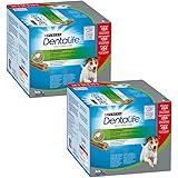 PURINA Dentalife Cane Snack per l'Igiene Orale, per Cani di Taglia Piccola, 2 Confezioni da 54 Sticks Ciascuna, per un Totale