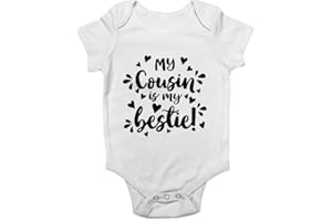 Shopagift My Cousin is My Bestie Baby Grow Vest Bodysuit
