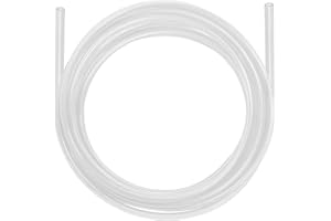 LUMANIOUS PTFE Teflon tubing 1.2m, 2.5mm ID X 4mm OD 3D Printer Tube for 1.75mm Filament Bowden Ender, Bambu Lab A1/A1 mini/P1P/P1S/X1C Creality K1/K1 Max/Ender 3 V3(Translucent)