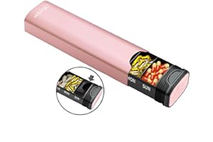 Serfeymi Tablettenbox 7 Tage - Metall Medikamentenbox, Pillendose, Tabletten Organizer Ein-/Ausschiebedesign, Pillenbox, Dispenser Medikamente für Pill, Supplement(Zusätzliche Dichtung)- Rosa