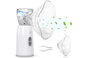 KIMIMARA Household Ne-bulizer Mist Machine - Handheld Portable Ne-buliser Mist Machine (A. Grey)