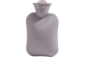 LONNALEE Wärmflasche ohne Bezug großer Öffnung Sichere und Haltbare Naturkautschuk Bettflasche für Kinder und Erwachsene Geschenke für Familie,Wärmeflaschen für babys 500ML