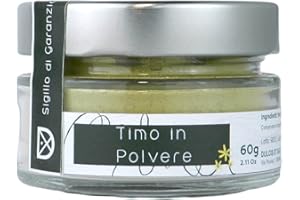 CASAFOLINO Dulcis Et Salis - Timo In Polvere, Spezie Artigianali, Spezie Di Alta Qualita', Prodotti Artigianali, 60g