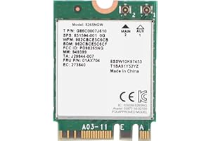 Annadue per Scheda WiFi 8265, Scheda di Rete Wireless Dual Band 2.4G/5G 802.11 AC/Bluetooth 4.2 per Laptop con Interfaccia e NGFF/M2