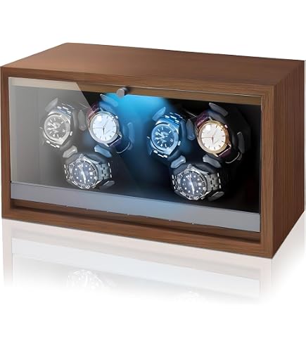 Boîte Remontoir Automatique Pour Montres Ejoyous W103B - Tournage Silencieux, Comme Neuf