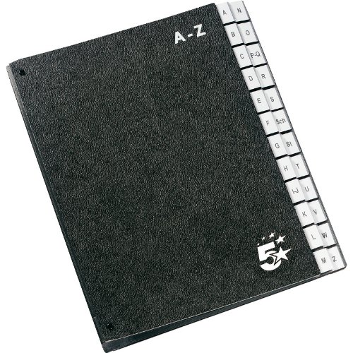 Preisvergleich Produktbild 5 Star Pultordner schwarz A-Z