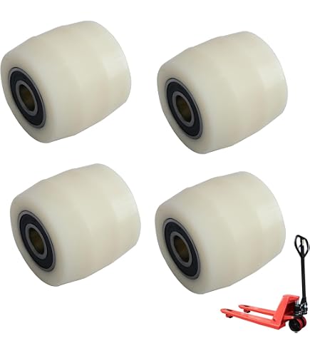 Ruote Doppie In Nylon Per Mobili 40 Mm – Con Impugnatura A Bussola, Carico 25 Kg, Confezione Da 8