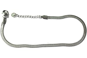 MAVI JEWEL cavigliera donna uomo in acciaio con pendente misura regolabile spedizione gratis