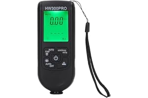 CYTGOUPER Lackdickenmessgerät für Auto, Digitales Schichtdickenmessgerät, 0 bis 2000 um Lackschichtdickenmessgerät mit LCD-Anzeige und Batteriebetrieb für Autolackdicken