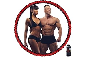 LETAO Hula Hoop - Pneumatico per adulti, 8 pezzi, per fitness (peso libero)