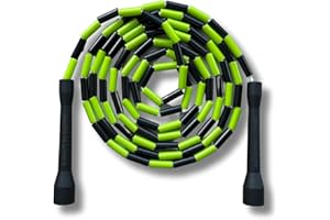 ‎ELEVATE ROPE Elevate Rope Professionelles Perlen - Springseil - 3m Verstellbar, Qualitätsperlen & Polyschnur - Für Freestyle, Cardio & Tricks - Geeignet für Alle Niveaus & Innen/Außen