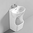 NoveraGlobal Muslim Wudu Basin for Ablution | Foot Washing Sink with All Accessories | Ideal for Home, Hotel, and Mosque | Premium Imported Ceramic Wash Basin. (56.5 × 44 × 85 cm) | 5 Years Warranty
