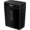 Fellowes Paper Shredder for Home Use - 8 Sheet Cross Cut Paper Shredder for Home and Personal Use - Home Shredder with 15 Litre Bin - Powershred FS-8C - Security Level P4 - Black - Exclusive to Amazon